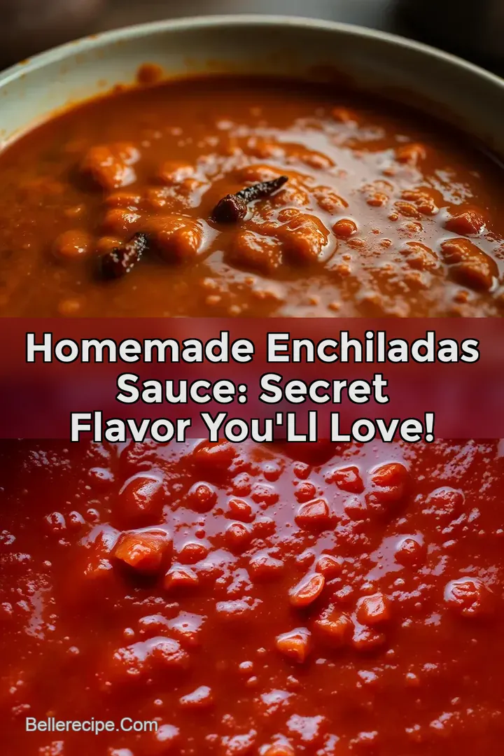 Homemade Enchiladas Sauce: Secret Flavor You&#039 ll Love!