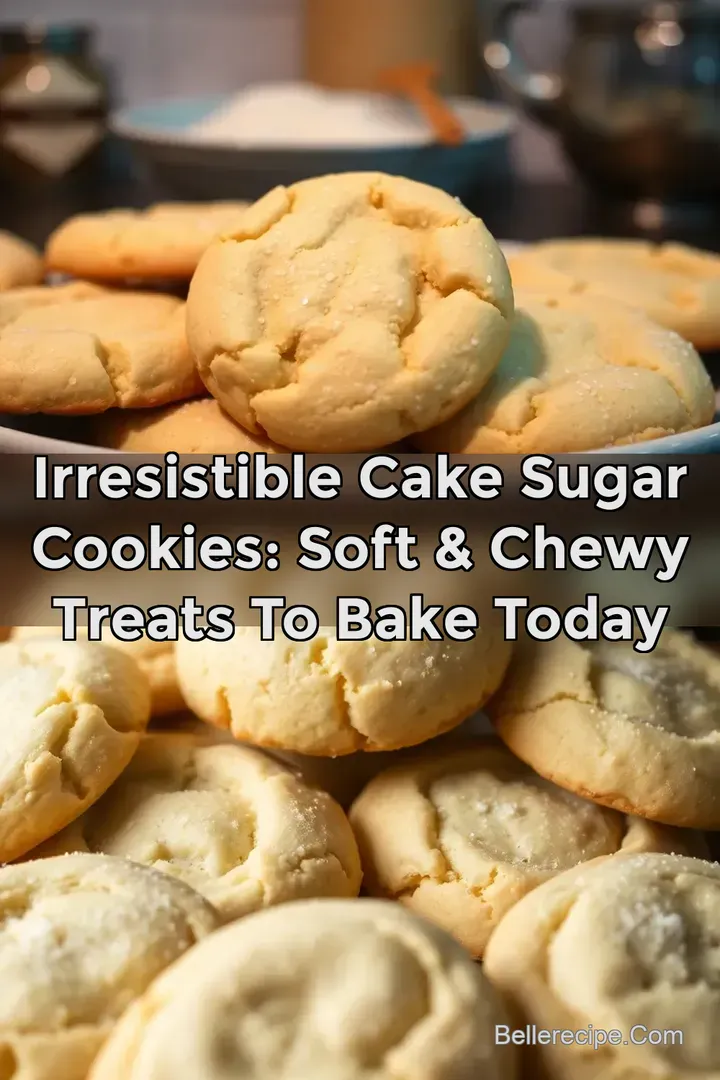 Irresistible Cake Sugar Cookies: Soft & Chewy Treats to Bake Today