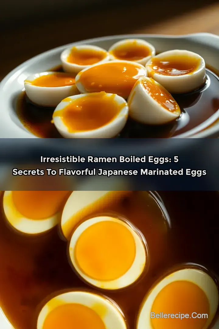 Irresistible Ramen Boiled Eggs: 5 Secrets to Flavorful Japanese Marinated Eggs
