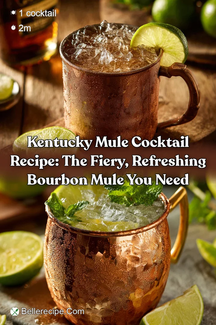 Kentucky Mule Cocktail Recipe: The Fiery Refreshing Bourbon Mule You Need