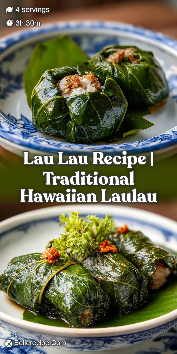 Macro shot of tender, moist meat wrapped in velvety green leaves, with steam rising from the succulent center.