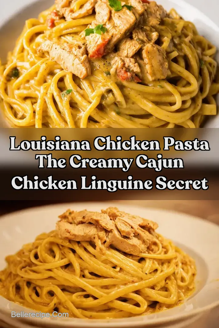 Louisiana Chicken Pasta The Creamy Cajun Chicken Linguine Secret : PIN FOR LATER Louisiana Chicken Pasta The Creamy Cajun Chicken Linguine Secret