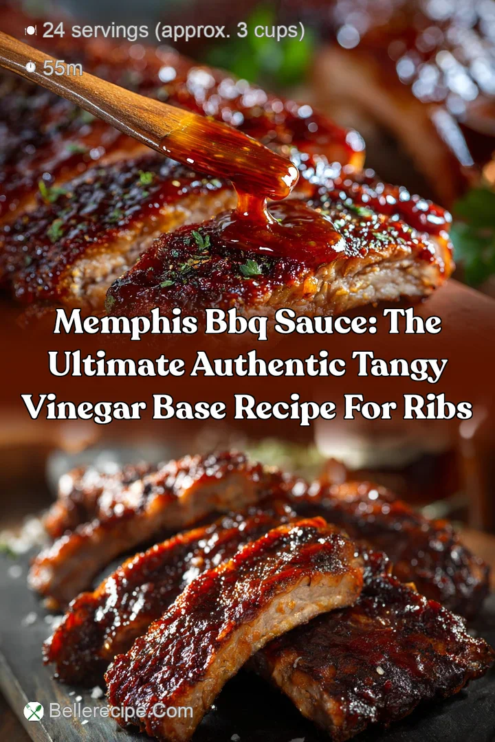 Memphis BBQ Sauce: The ultimate authentic tangy vinegar base recipe for ribs