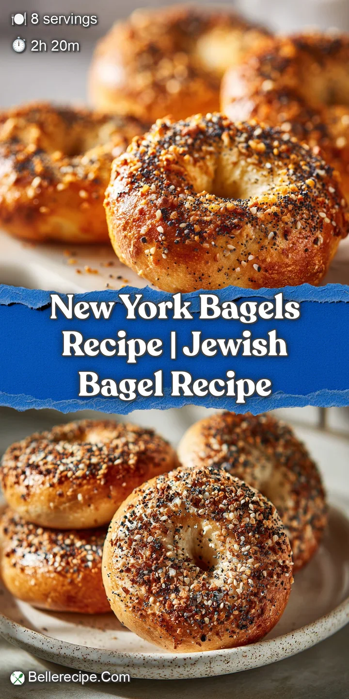 Close-up on a chewy bagel, crusty golden exterior, soft interior; steam rising, showcasing freshness. An authentic, delici...