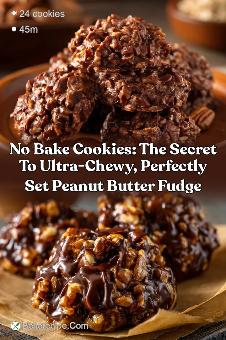 No Bake Cookies: The Secret to Ultra-Chewy Perfectly Set Peanut Butter Fudge
