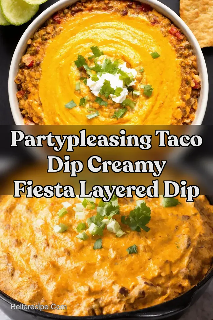 Partypleasing Taco Dip Creamy Fiesta Layered Dip