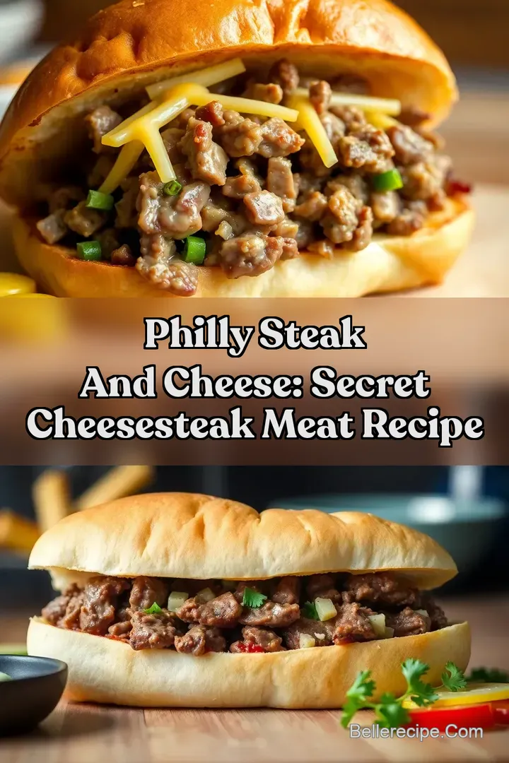 Philly Steak And Cheese: Secret Cheesesteak Meat Recipe : PIN FOR LATER Philly Steak And Cheese: Secret Cheesesteak Meat Recipe
