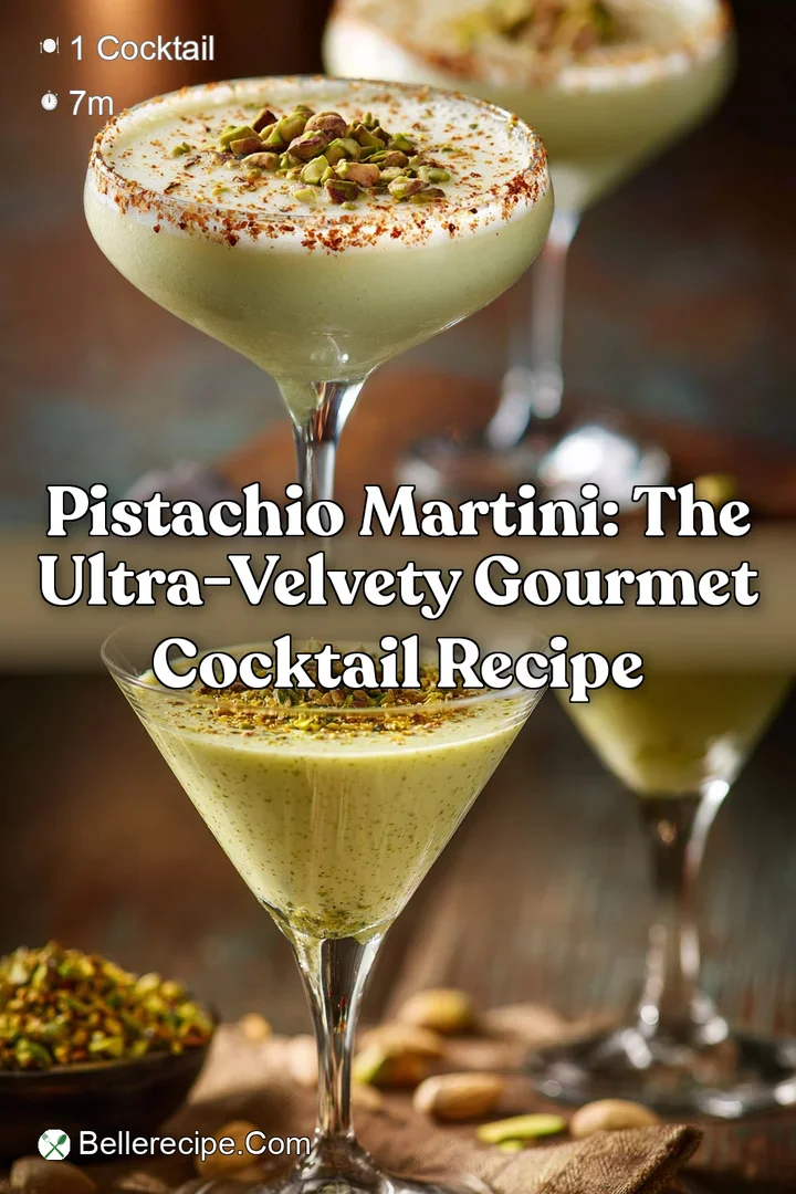 Pistachio Martini: The Ultra-Velvety Gourmet Cocktail Recipe