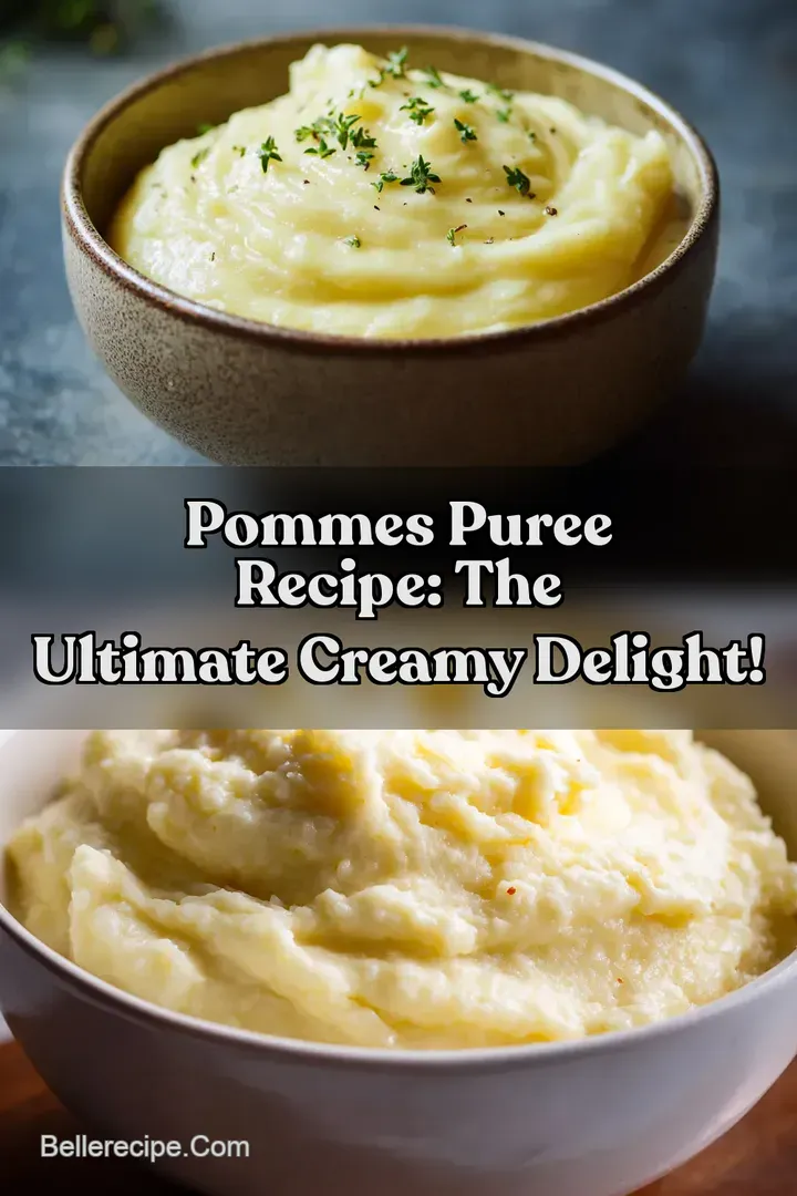 Pommes Puree Recipe: The Ultimate Creamy Delight! : PIN FOR LATER Pommes Puree Recipe: The Ultimate Creamy Delight!