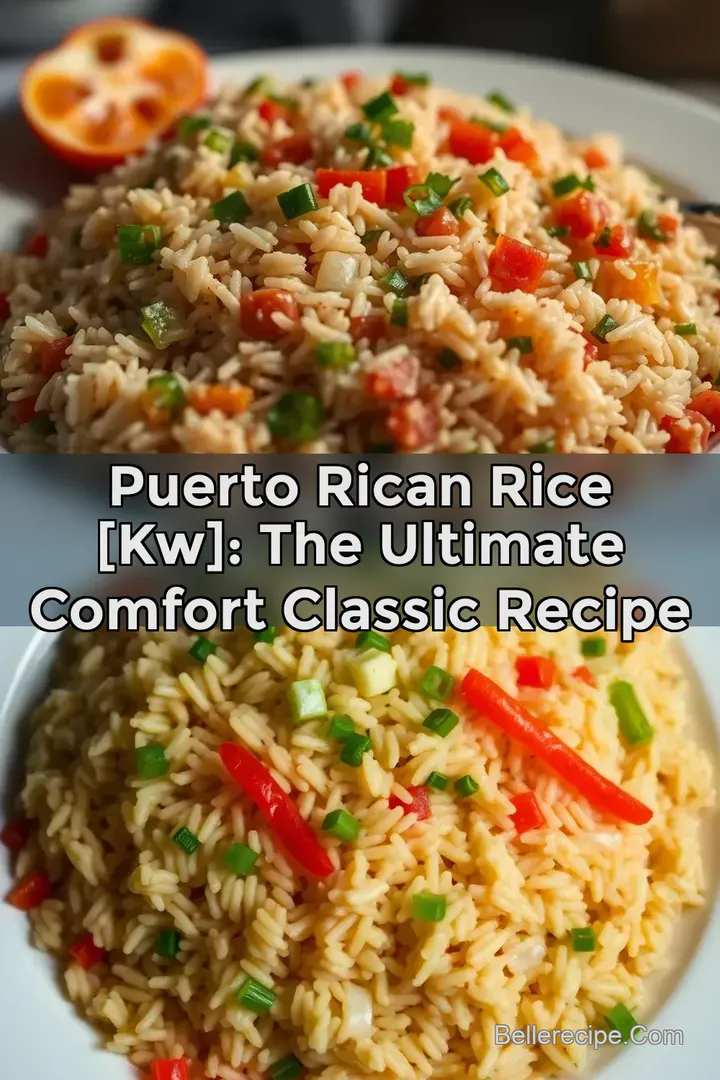 Puerto Rican Rice [kw]: The Ultimate Comfort Classic Recipe