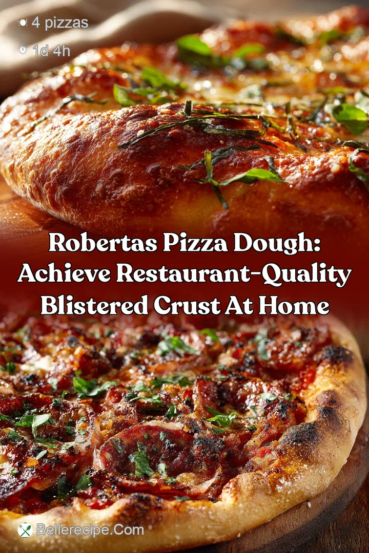 Robertas Pizza Dough: Achieve Restaurant-Quality Blistered Crust at Home