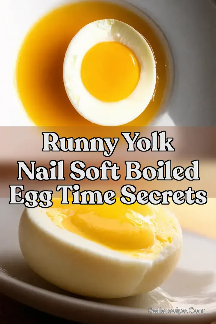 Runny Yolk Nail Soft Boiled Egg Time Secrets