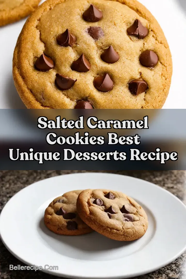 Salted Caramel Cookies Best Unique Desserts Recipe