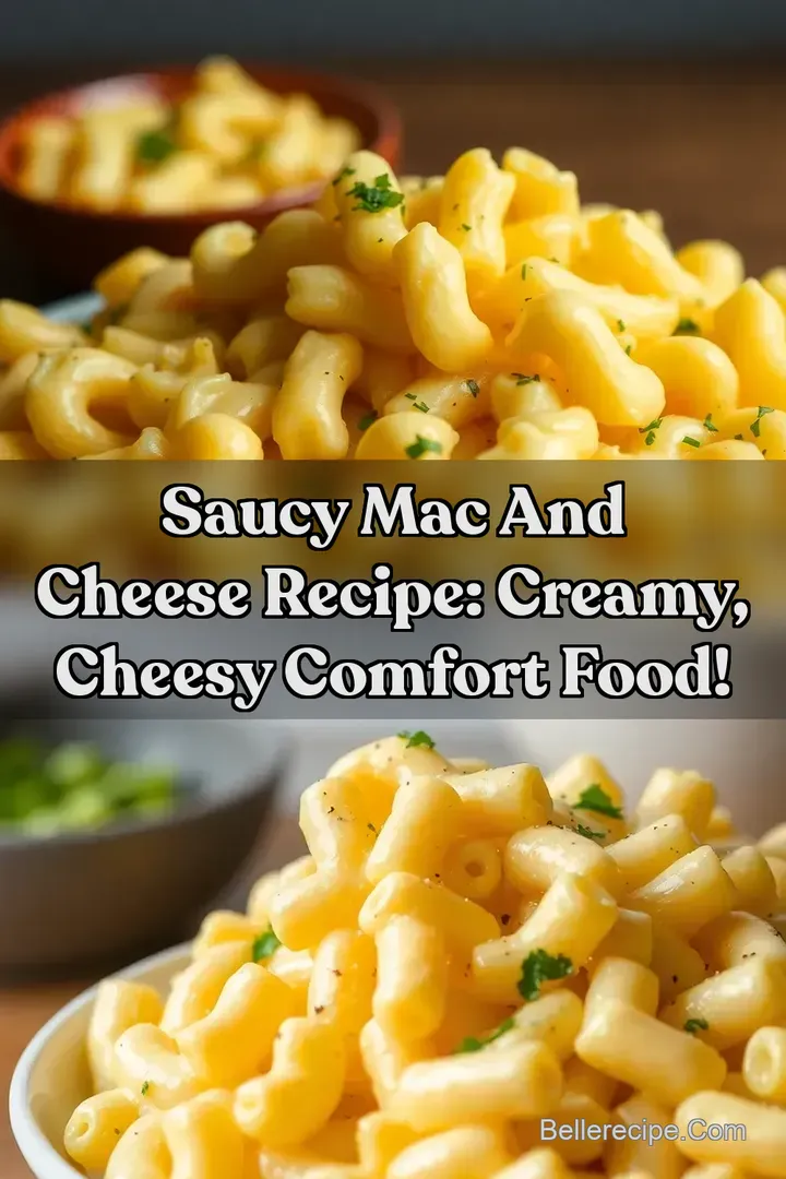 Saucy Mac And Cheese Recipe: Creamy Cheesy Comfort Food!
