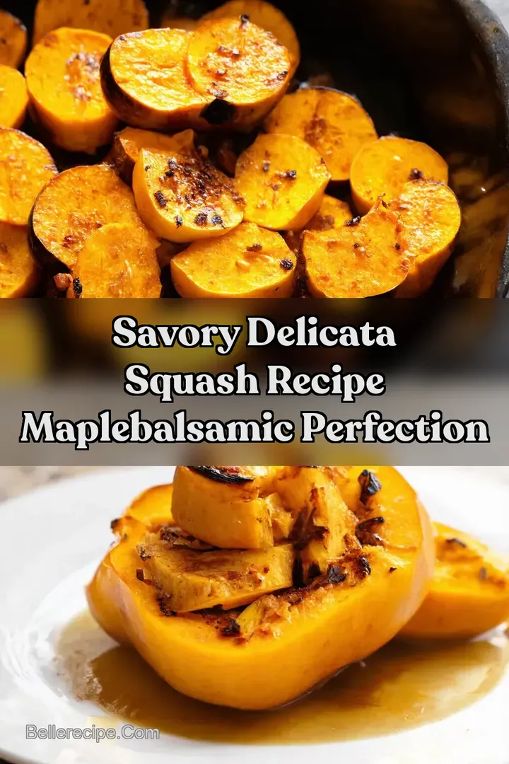 Savory Delicata Squash Recipe MapleBalsamic Perfection