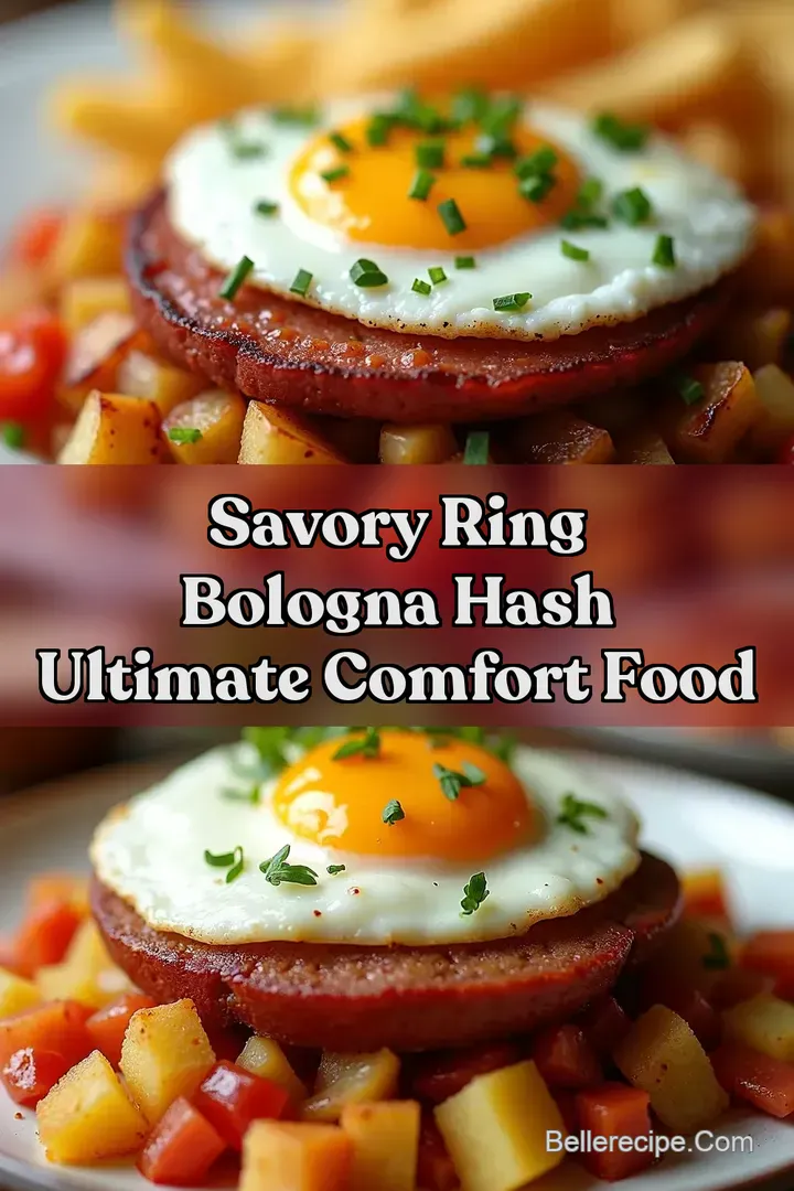 Savory Ring Bologna Hash Ultimate Comfort Food