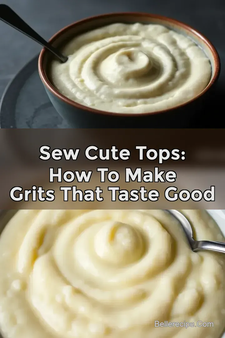 Sew Cute Tops: How to Make Grits that taste good