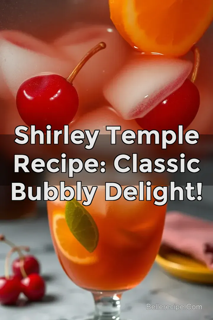 Shirley Temple Recipe: Classic Bubbly Delight!