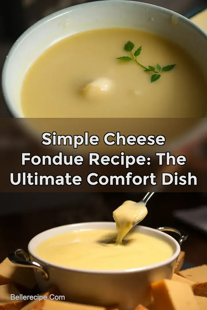 Simple Cheese Fondue Recipe: The Ultimate Comfort Dish