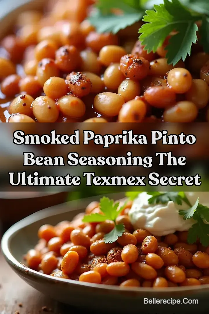 Smoked Paprika Pinto Bean Seasoning The Ultimate TexMex Secret