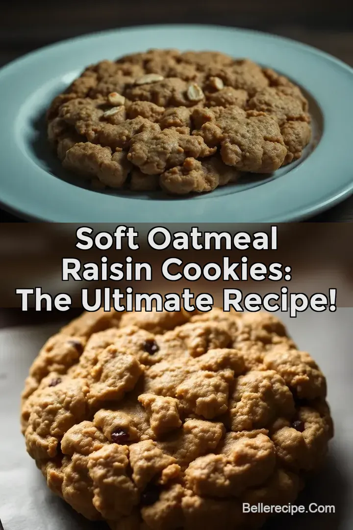 Soft Oatmeal Raisin Cookies: The Ultimate Recipe!