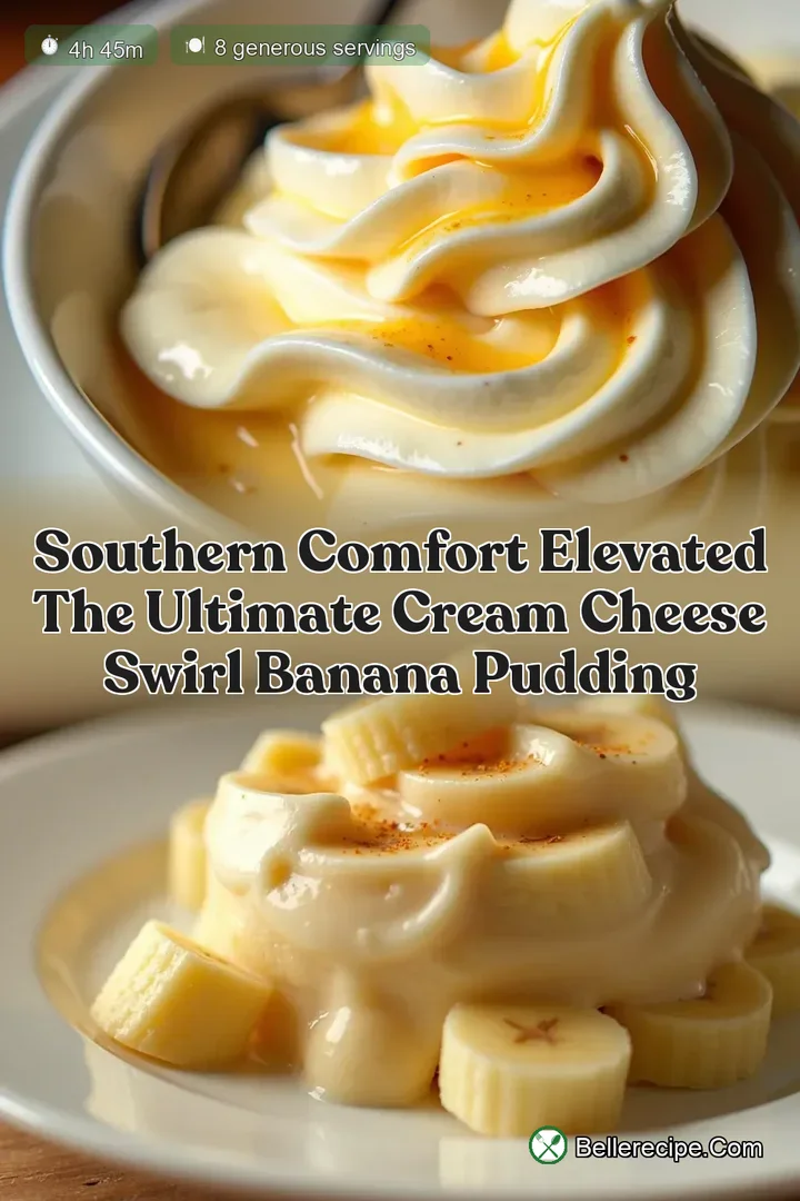 Southern Comfort Elevated The Ultimate Cream Cheese Swirl Banana Pudding