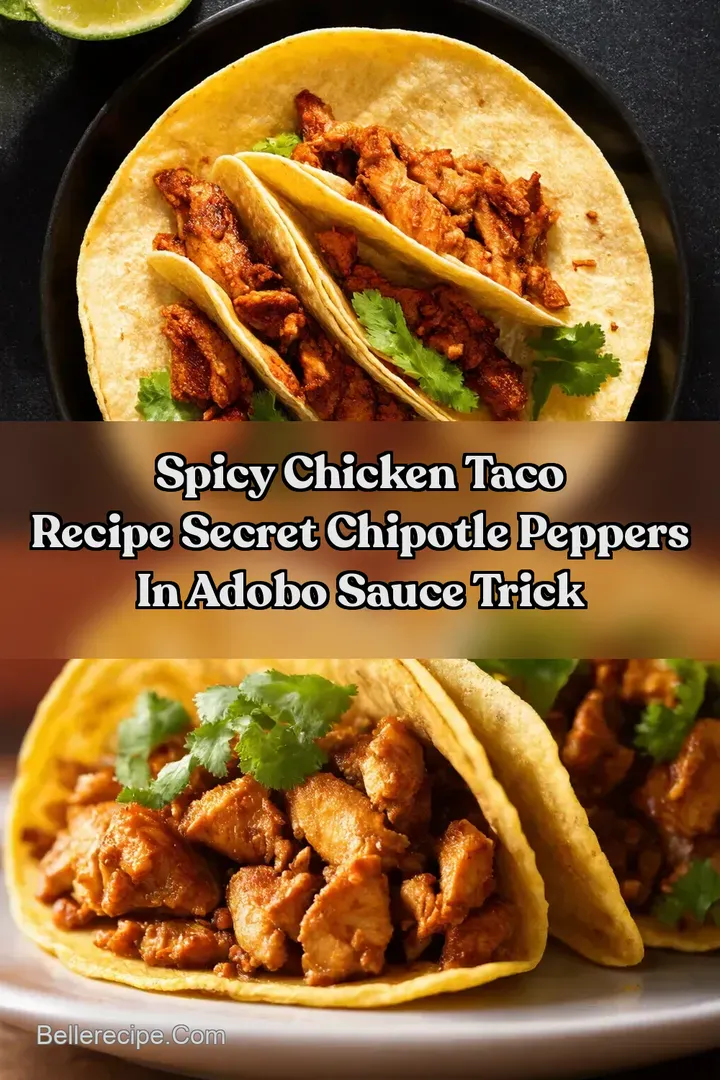 Spicy Chicken Taco Recipe Secret Chipotle Peppers In Adobo Sauce Trick