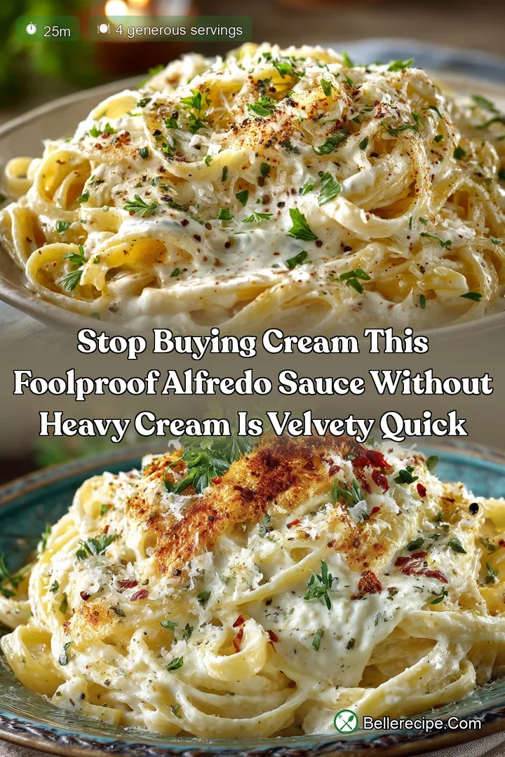 Stop Buying Cream This Foolproof Alfredo Sauce Without Heavy Cream is Velvety Quick