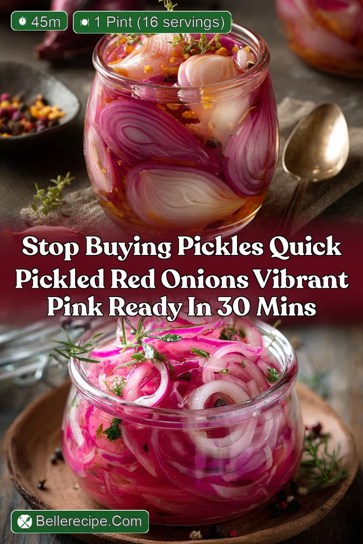 Stop Buying Pickles Quick Pickled Red Onions Vibrant Pink Ready in 30 Mins