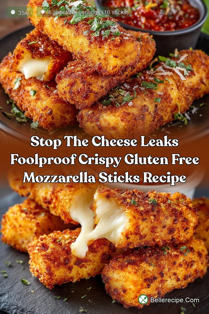 Stop the Cheese Leaks Foolproof Crispy Gluten Free Mozzarella Sticks Recipe