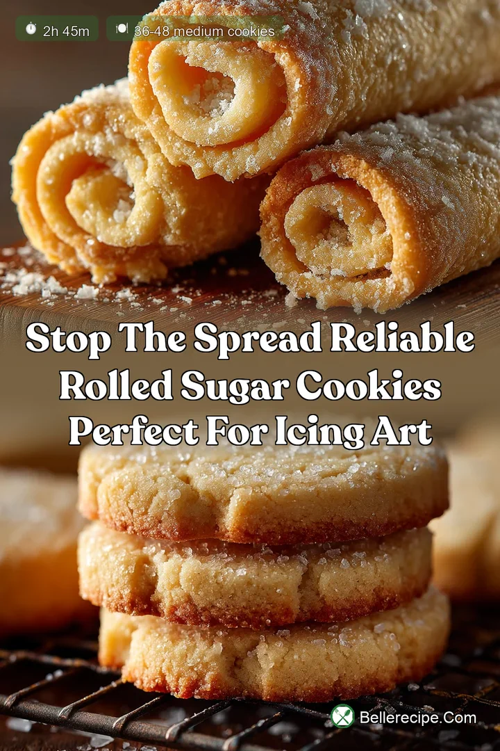 Stop the Spread Reliable Rolled Sugar Cookies Perfect for Icing Art