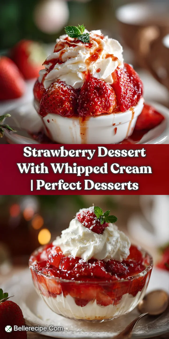 Juicy, ripe strawberries glistening with sweet cream in a close-up, appetizing shot.