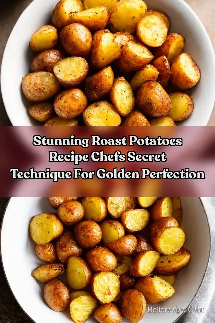 Stunning roast potatoes recipe Chefs Secret Technique for Golden Perfection