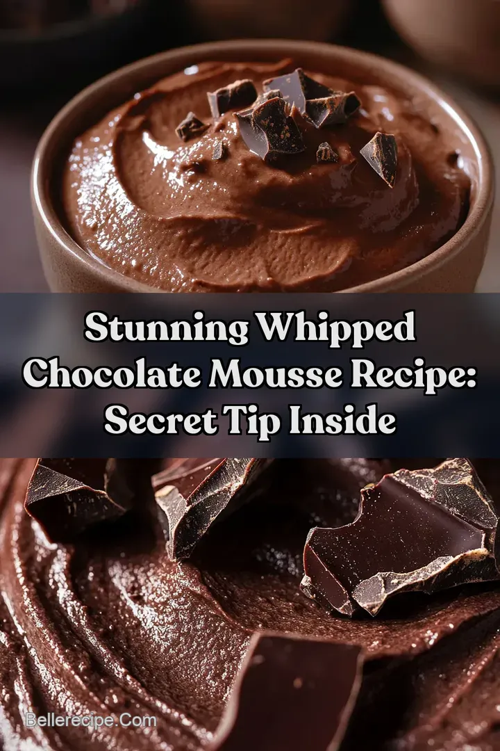 Stunning Whipped Chocolate Mousse Recipe: Secret Tip Inside