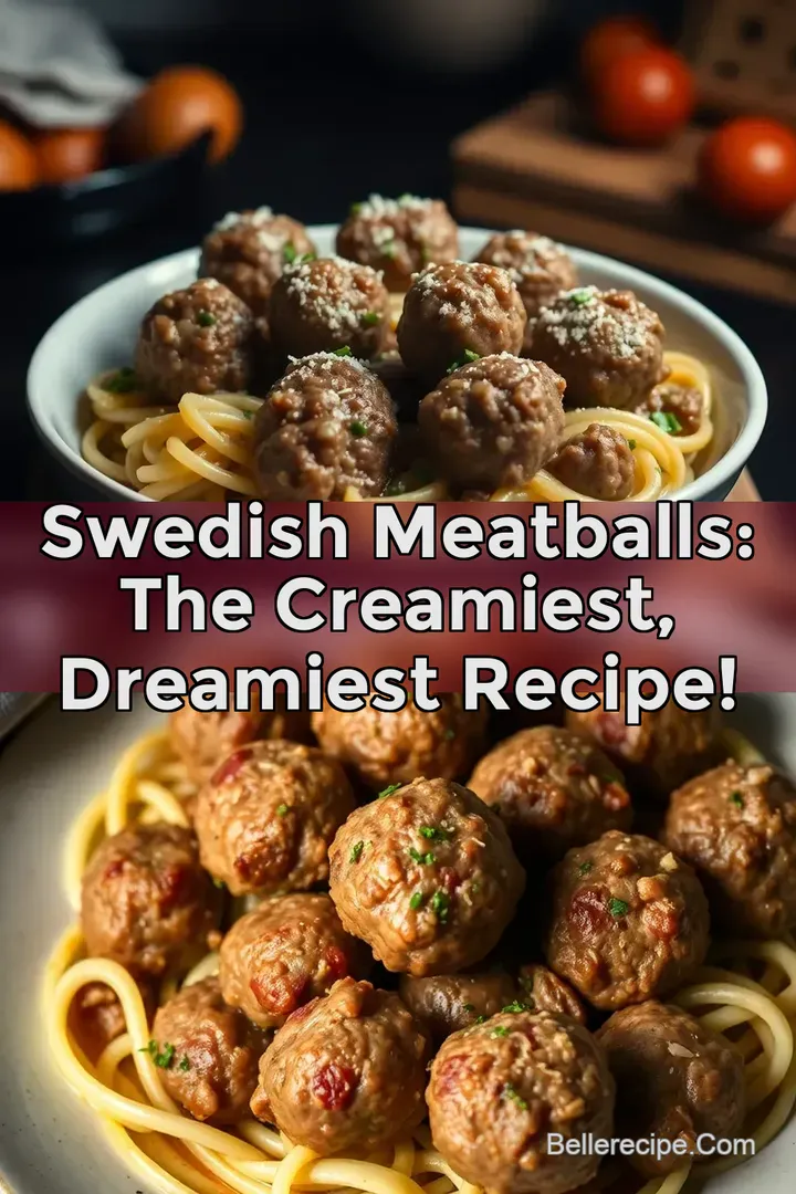 Swedish Meatballs: The Creamiest Dreamiest Recipe!