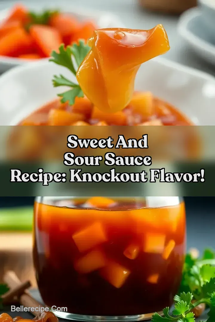 Sweet and Sour Sauce Recipe: Knockout Flavor!
