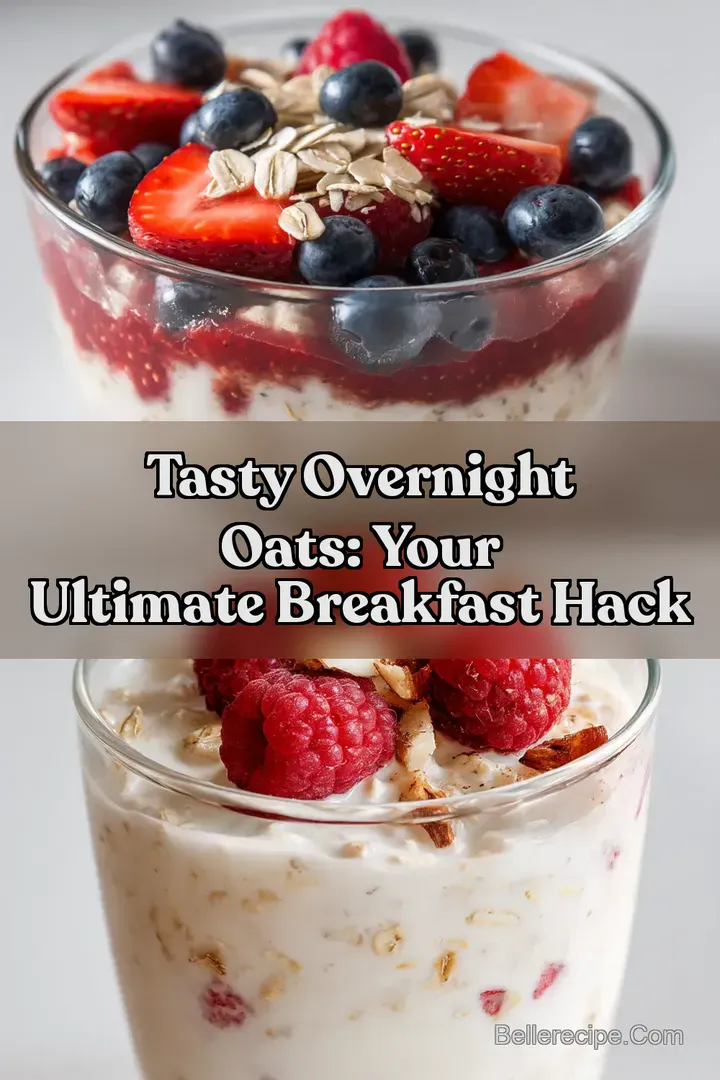 Tasty Overnight Oats: Your Ultimate Breakfast Hack