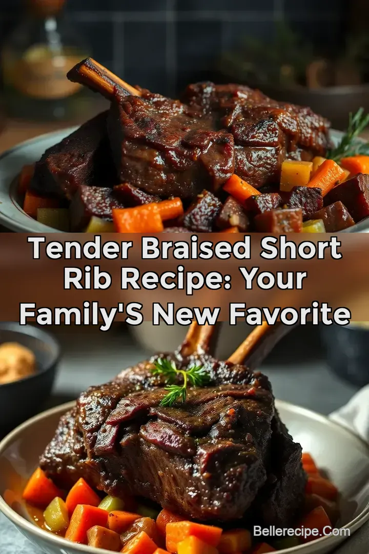 Tender Braised Short Rib Recipe: Your Family s New Favorite