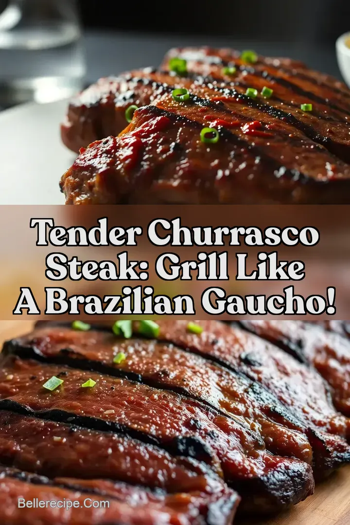 Tender Churrasco Steak: Grill Like a Brazilian Gaucho! : PIN FOR LATER Tender Churrasco Steak: Grill Like a Brazilian Gaucho!