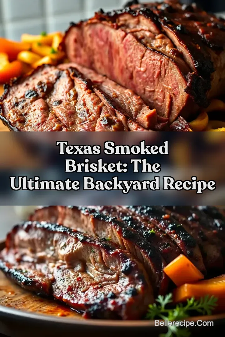 Texas Smoked Brisket: The Ultimate Backyard Recipe : PIN FOR LATER Texas Smoked Brisket: The Ultimate Backyard Recipe