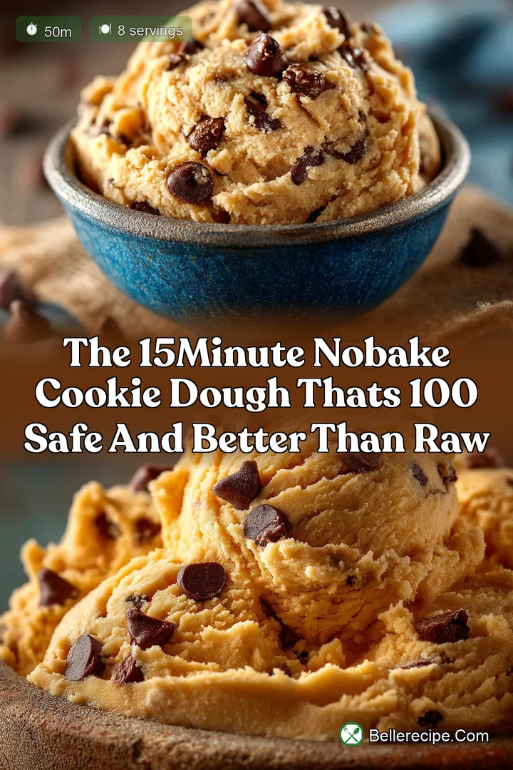 The 15Minute NoBake Cookie Dough Thats 100 Safe and Better Than Raw