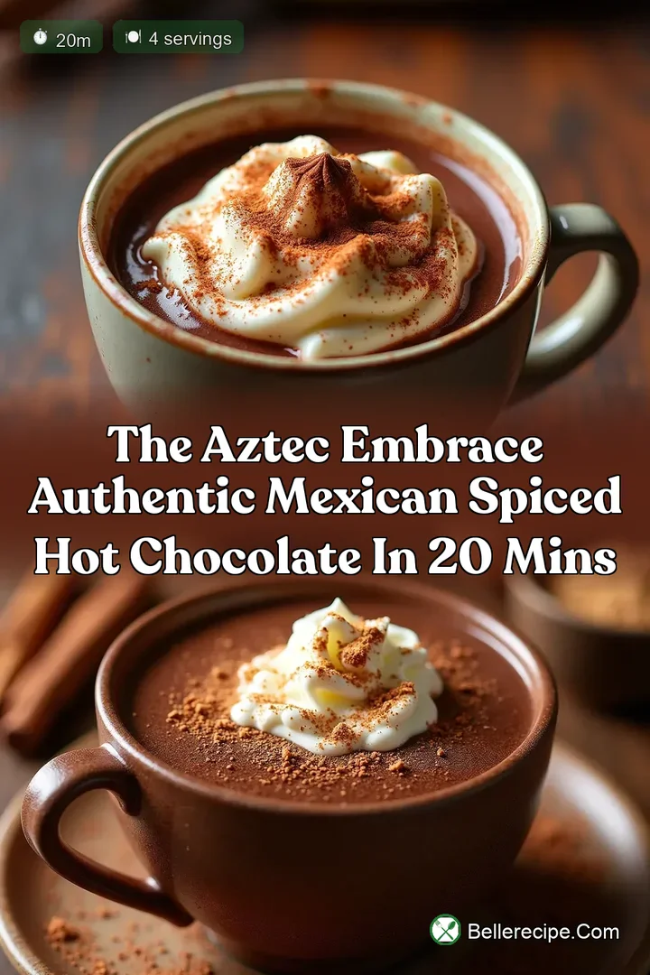 The Aztec Embrace Authentic Mexican Spiced Hot Chocolate in 20 Mins