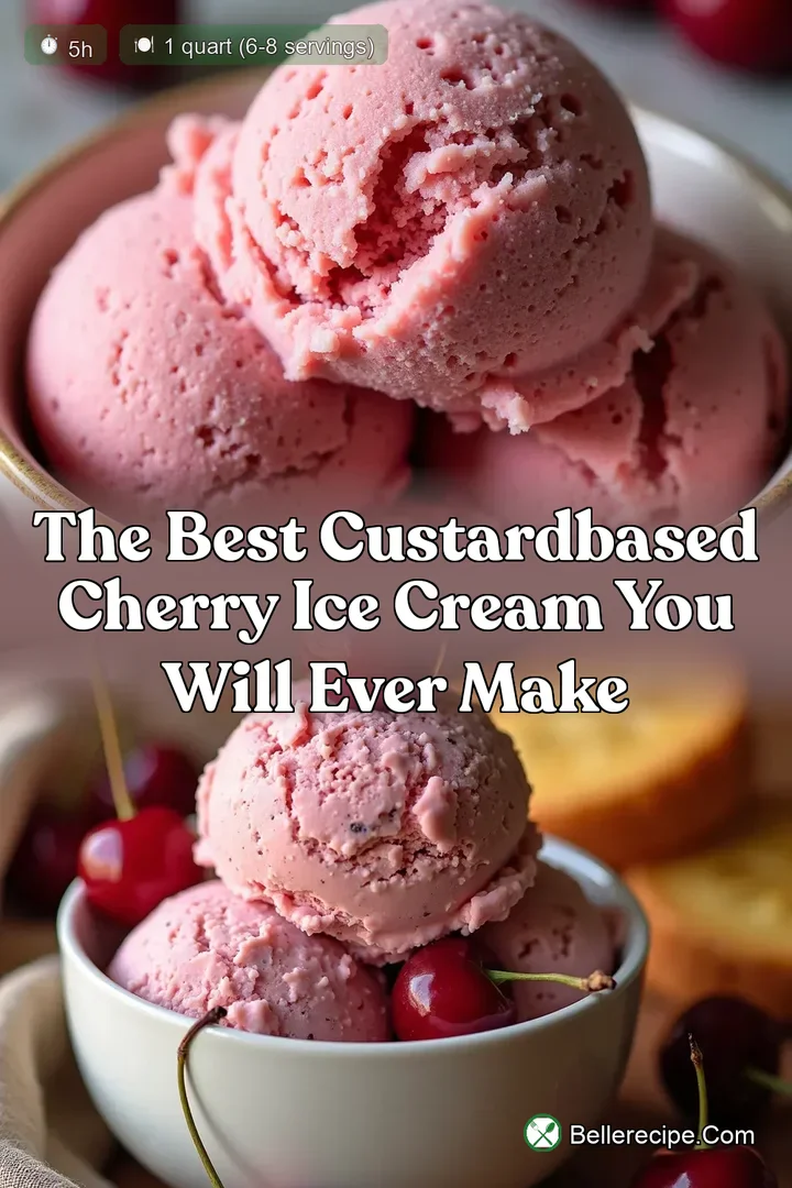 The Best CustardBased Cherry Ice Cream You Will Ever Make