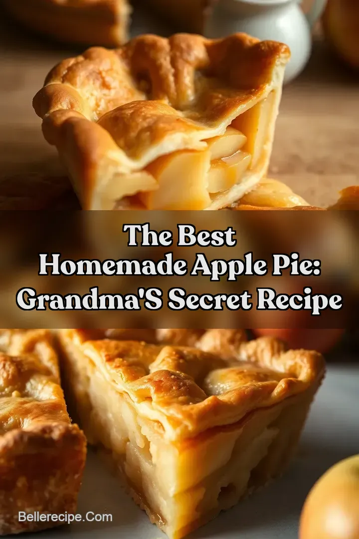 The Best Homemade Apple Pie: Grandma' s Secret Recipe : PIN FOR LATER The Best Homemade Apple Pie: Grandma' s Secret Recipe