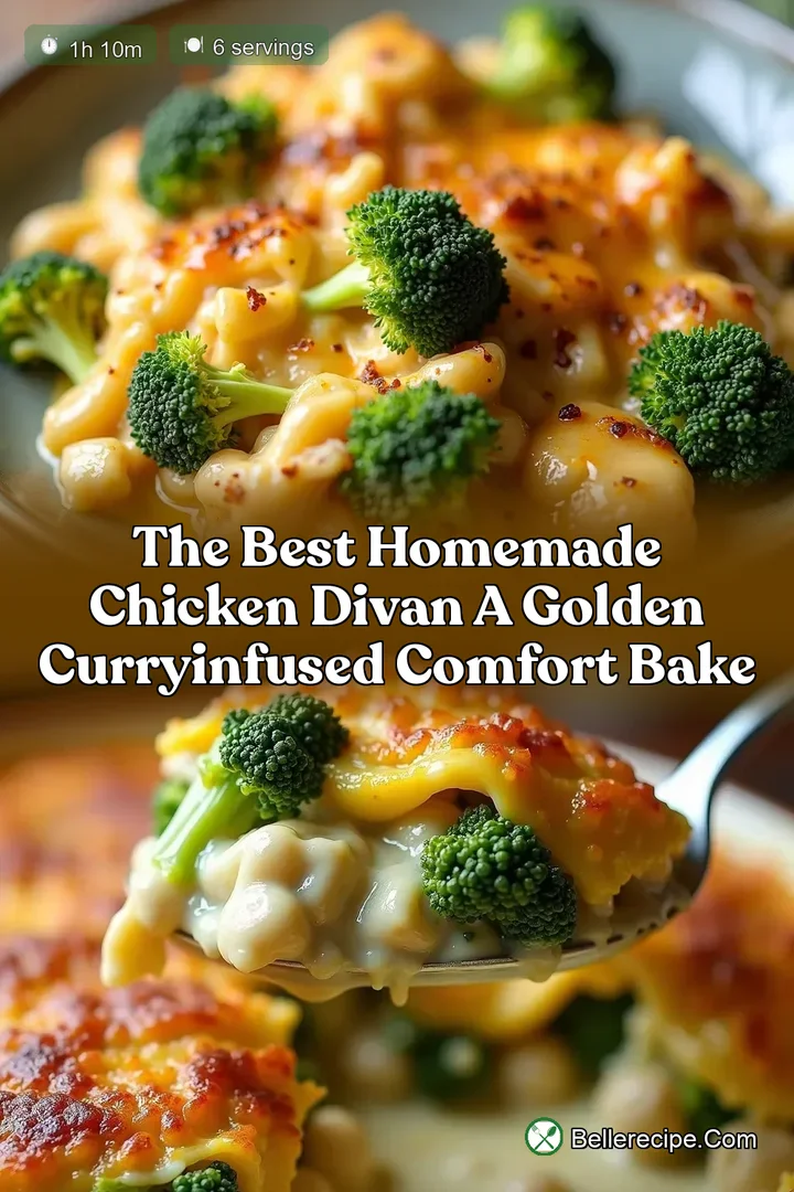 The Best Homemade Chicken Divan A Golden CurryInfused Comfort Bake