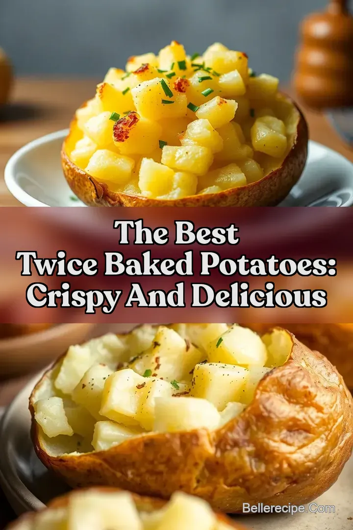 The Best Twice Baked Potatoes: Crispy and Delicious