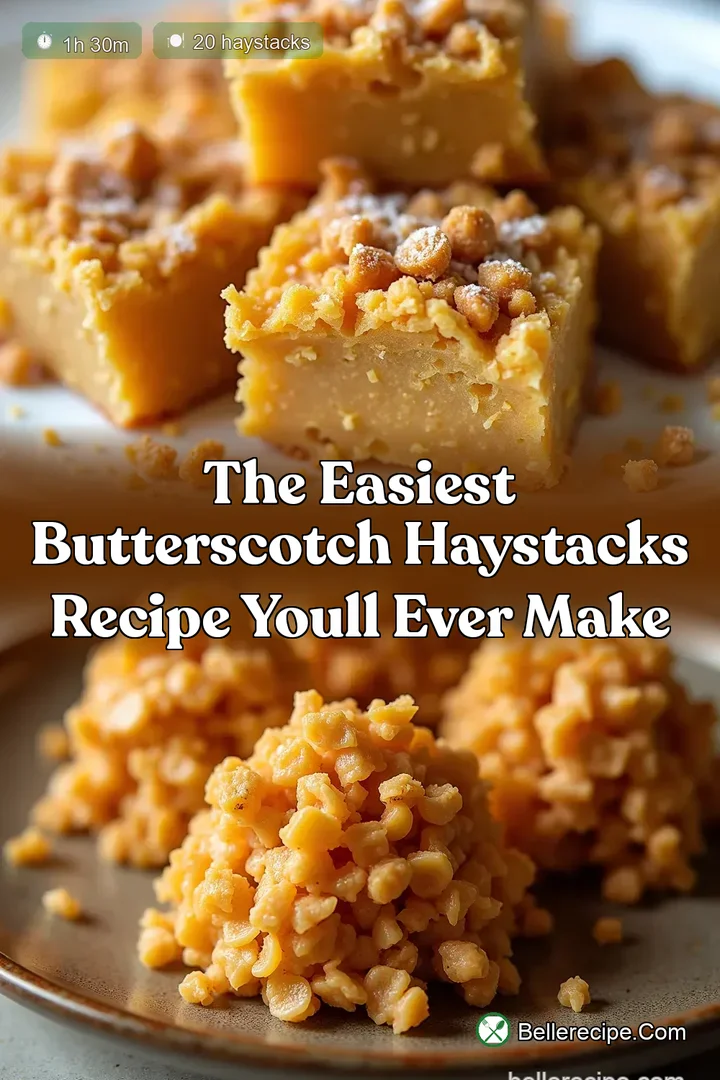 The Easiest Butterscotch Haystacks Recipe Youll Ever Make