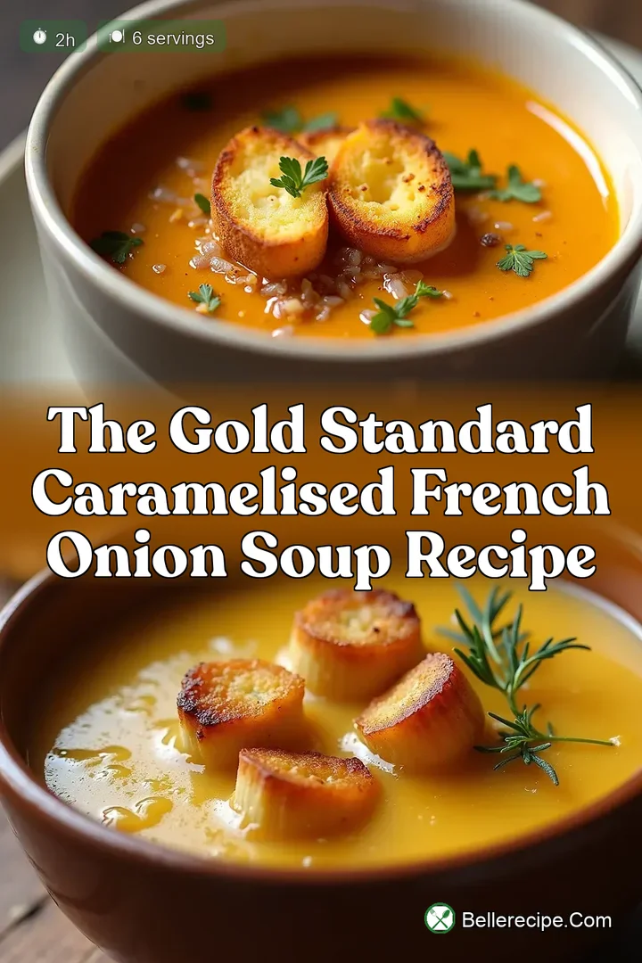 The Gold Standard Caramelised French Onion Soup Recipe