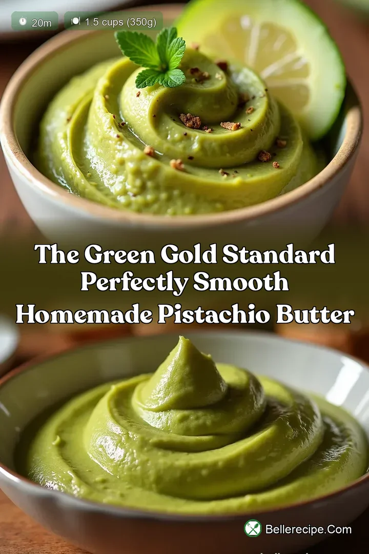 The Green Gold Standard Perfectly Smooth Homemade Pistachio Butter