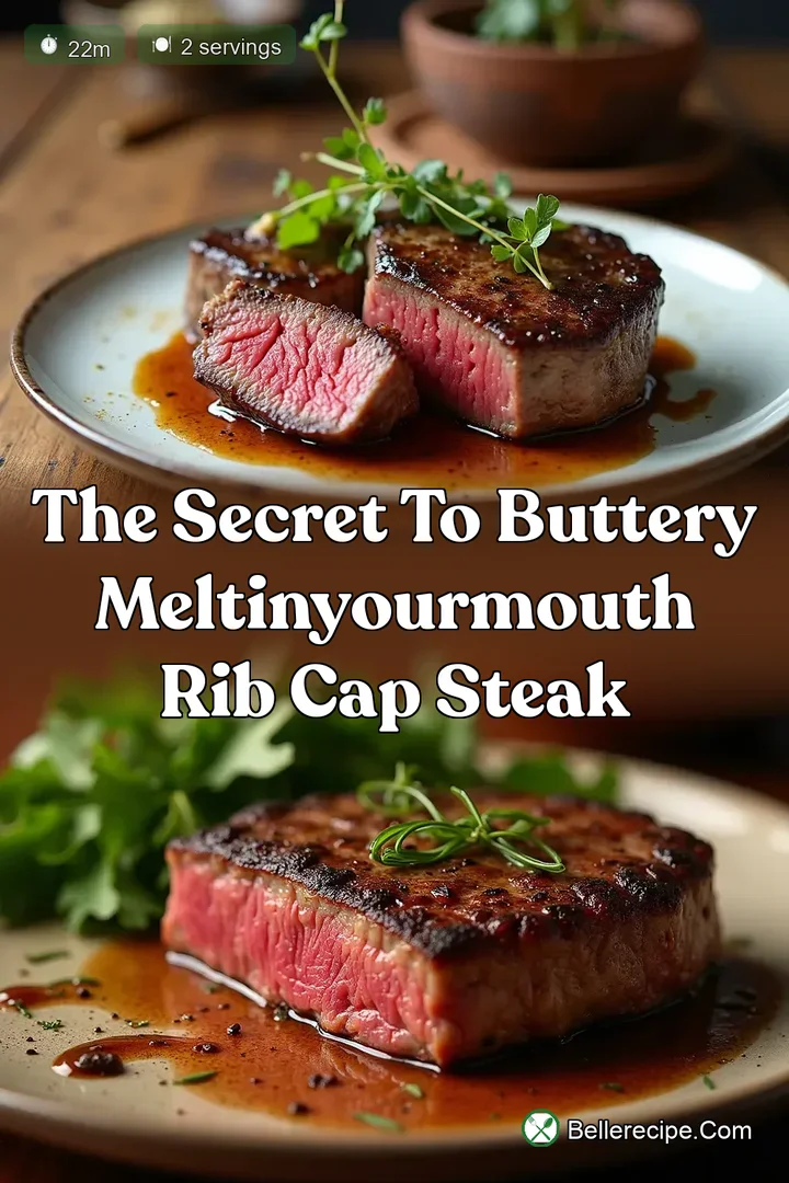 The Secret to Buttery MeltInYourMouth Rib Cap Steak
